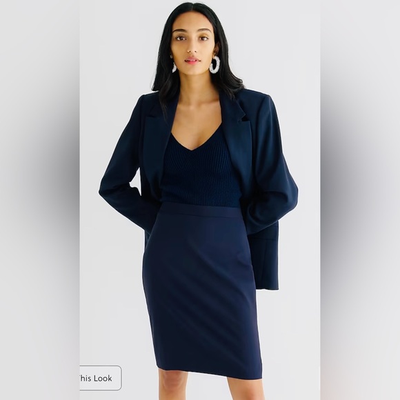 J. Crew Dresses & Skirts - J. Crew Pinstriped Skirt